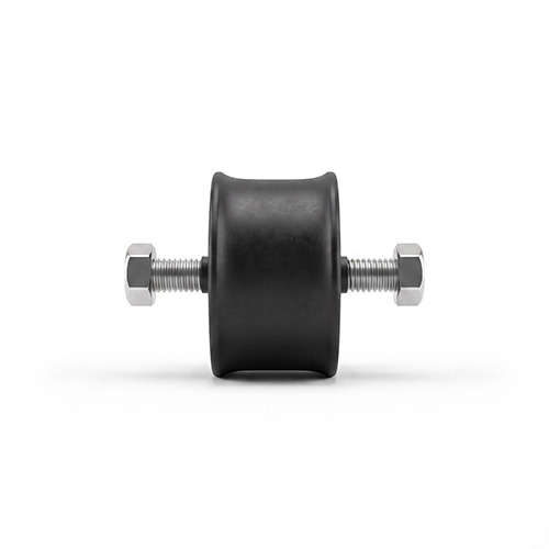 Soporte redondo con 2 tornillos 9 mm
