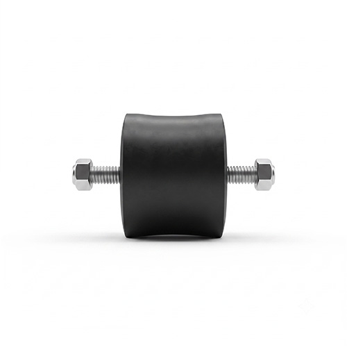 Soporte redondo con 2 tornillos 1/2