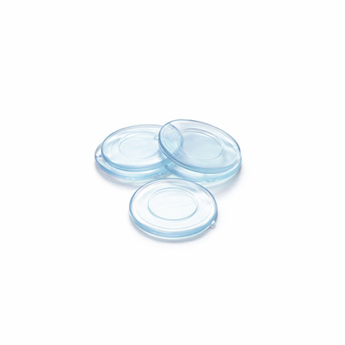 Chupa moneda transparente pequeña
