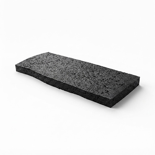 Espuma rectangular moldeada 250 x 13 mm