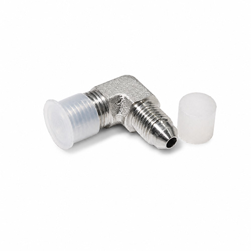 Adaptador 90° npt macho x jic macho