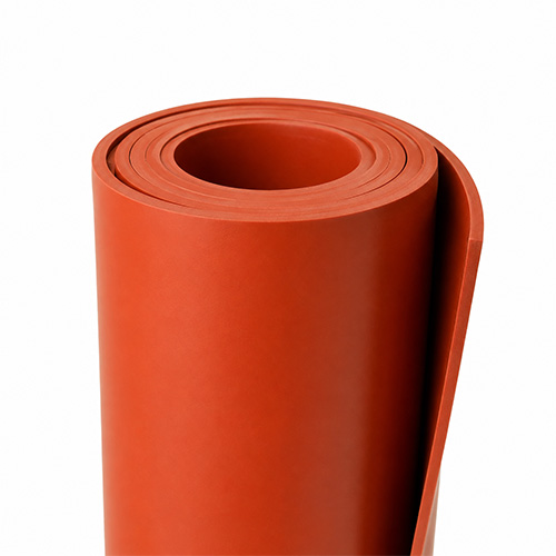 Lámina de silicona roja 1/8"