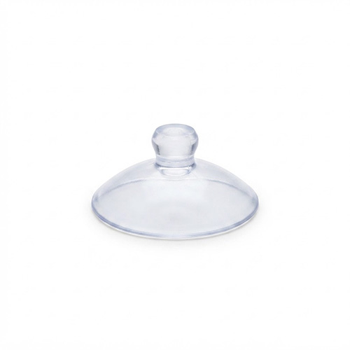Chupa plástica transparente 40 mm