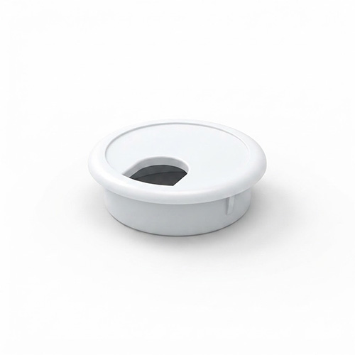 Pasacable para mesa blanco 45 mm