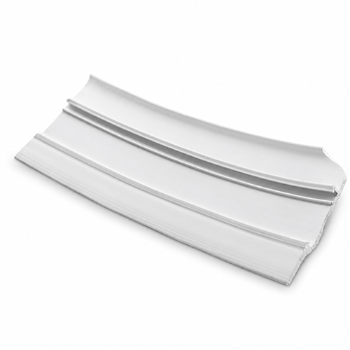 Perfil flexible irregular en PVC
