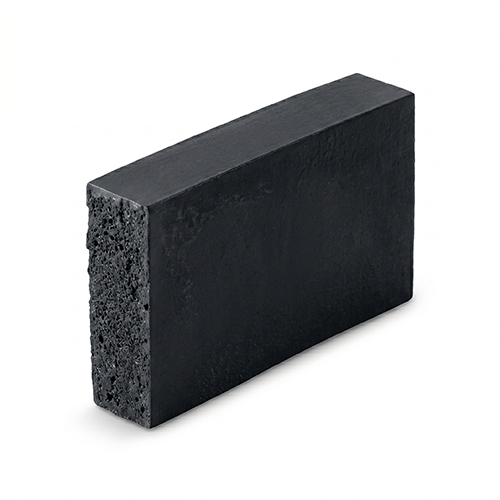 Empaque rectangular en caucho para piso