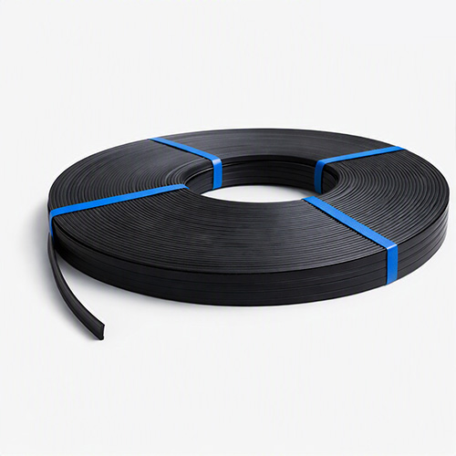 Perfil empaque magnético PVC flexible negro
