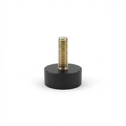 Tope conico en caucho con tornillo
