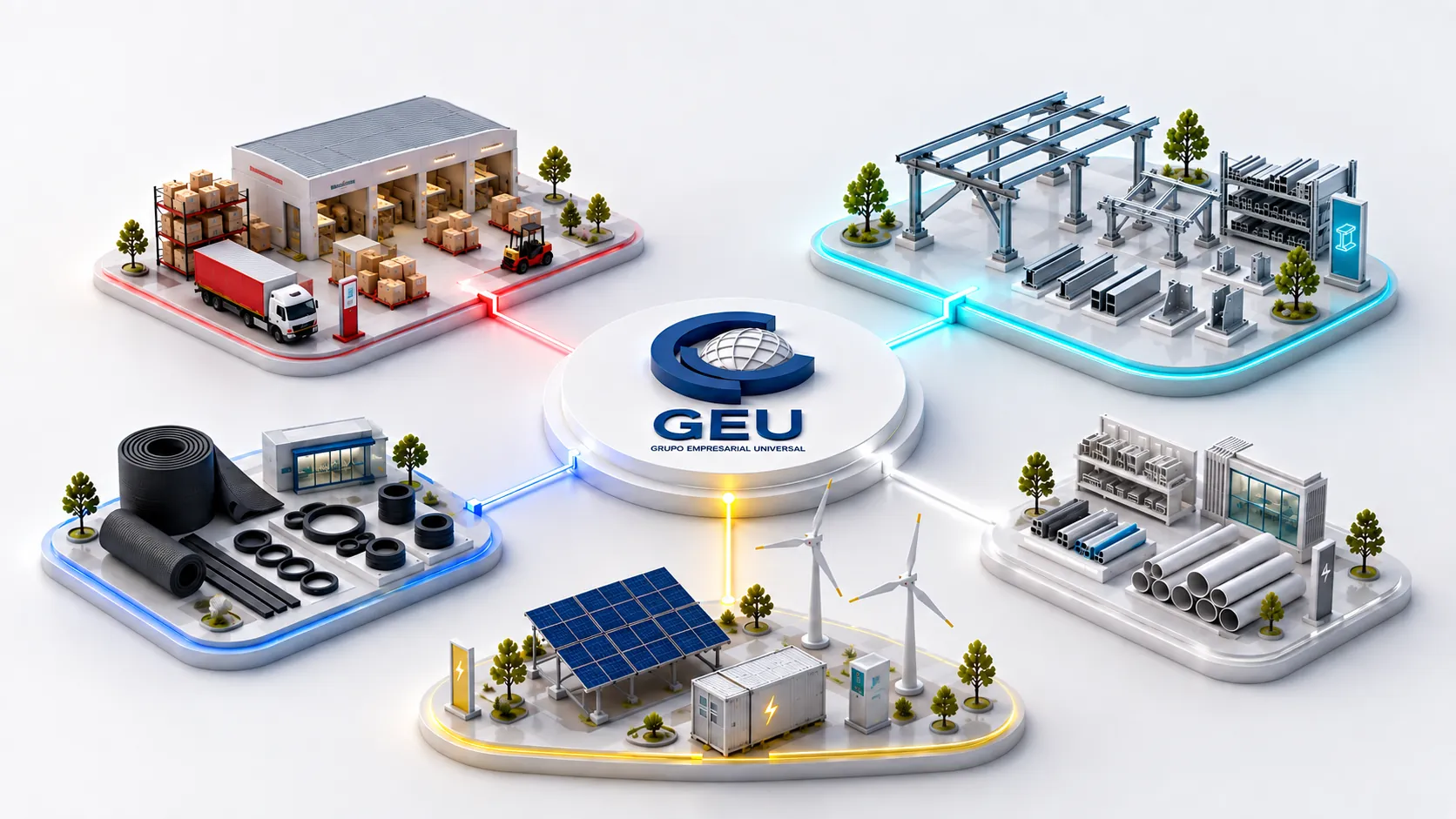 Ecosistema industrial de las unidades de negocio GEU